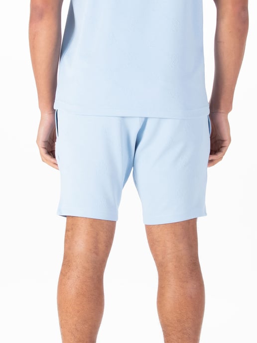 Luke 1977 Men's Phoenix Textured Shorts in Sky Blue - Image 4