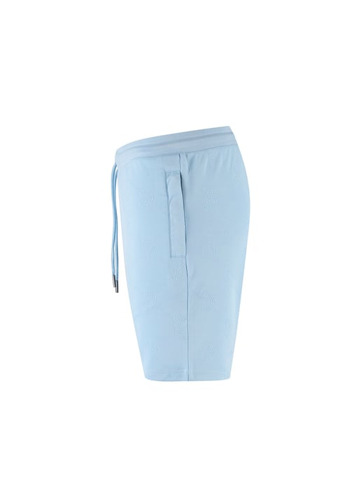 Luke 1977 Men's Phoenix Textured Shorts in Sky Blue - Image 5