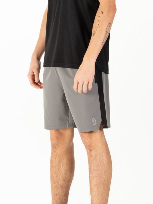 Luke 1977 Men's Exmoor Performance Shorts in Grey - Image 2