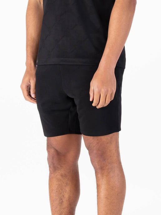 Luke 1977 Men's Phoenix Textured Shorts in Black - Image 2