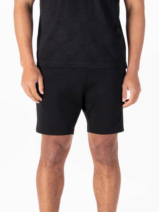 Luke 1977 Men's Phoenix Textured Shorts in Black - Image 3