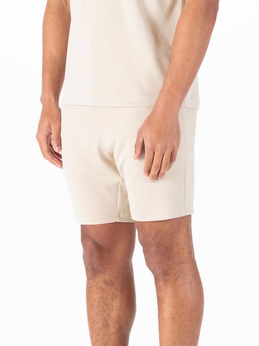 Luke 1977 Men's Phoenix Textured Shorts in Dark Ecru - Image 2