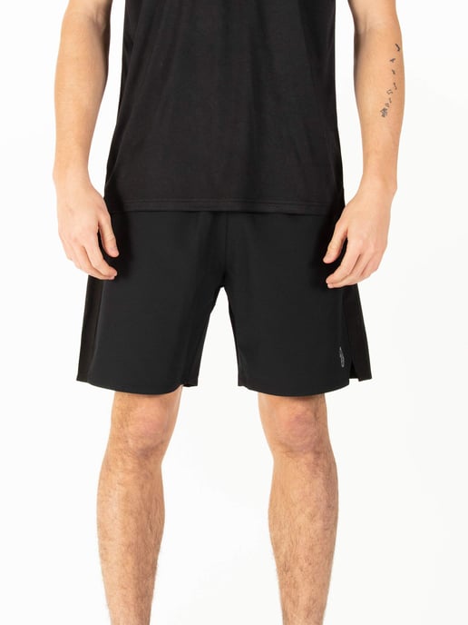 Luke 1977 Men's Exmoor Performance Shorts in Black - Image 3