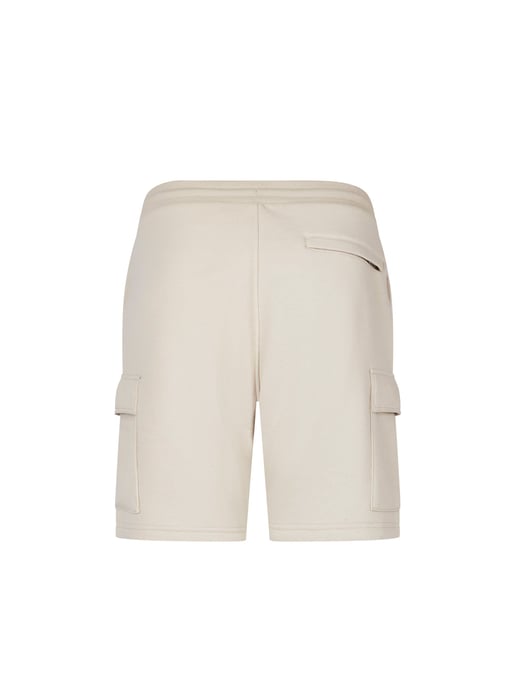 Luke 1977 Men's Dr Bossa Soft Utility Sweat Shorts in Stone - Image 6