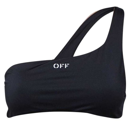 Off-White Dames/Dames Tweedelig Badpak (Zwart, Wit) - Image 3