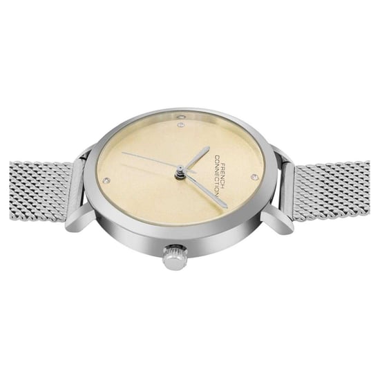 French Connection Womens/Ladies Analogue Watch (Mustard/Silver) - Image 3
