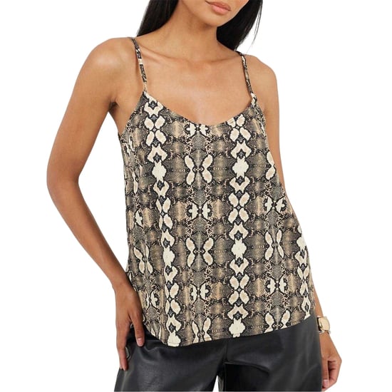 Brave Soul Dames/Dames Vloeiend Hemdje met Slangenprint (Bruin/Natuurlijke slang) - Image 2