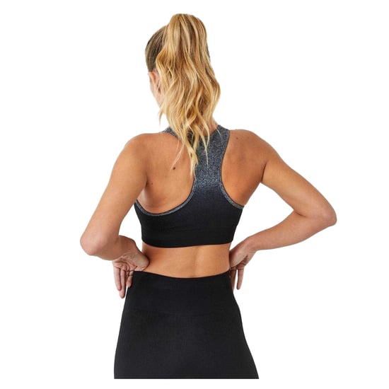 USA Pro Naadloze sportbeha met ombre-effect voor dames (Zwart/Grijs) - Image 3