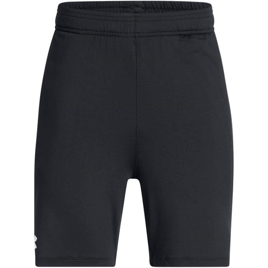 Under Armour Jacquard-short met ventilatieopeningen voor kinderen (Zwart/Wit) - Image 2