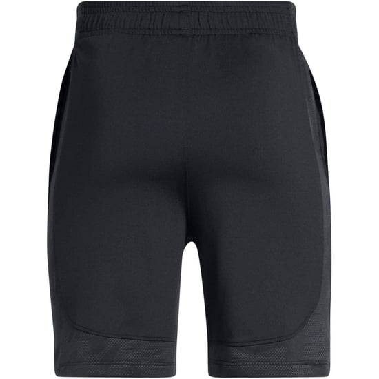 Under Armour Jacquard-short met ventilatieopeningen voor kinderen (Zwart/Wit) - Image 3