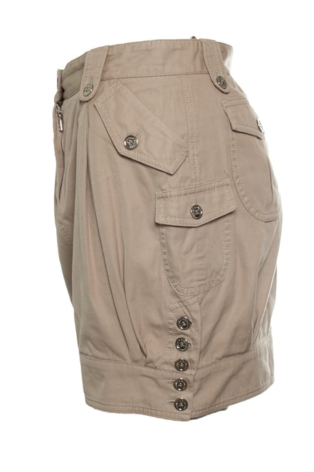 Dolce & Gabbana, beige kjol med knappar - Image 3