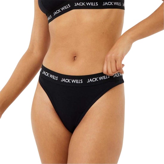 Jack Wills Dames-string met Deptford-logo (set van 3) (Zwart) - Image 3
