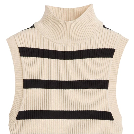 Levis Tulip-tröja för damer med hög hals, utan ärmar och kort modell (Creme) - Image 4