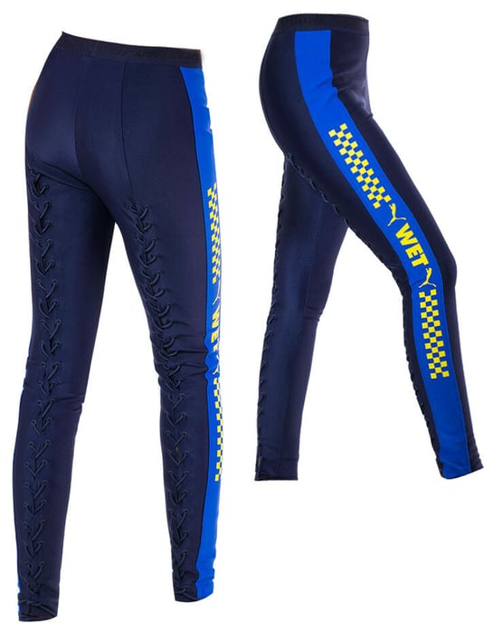 Puma x Fenty Side Strip Womens Blue Leggings - Image 1