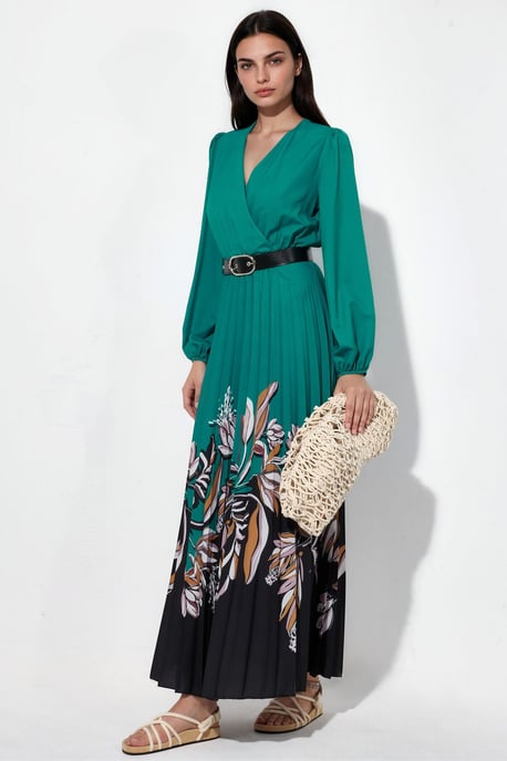 Bloemen Midi-jurk met Ceintuur - Image 2