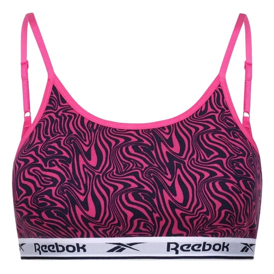 Reebok Bralette voor dames met Berry Zebra-print (Roze/Zwaar) - Image 1