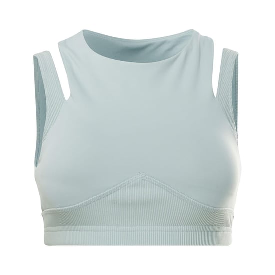 Reebok Sportbeha met meerdere lagen voor dames (Studio-model) (Blauw) - Image 1