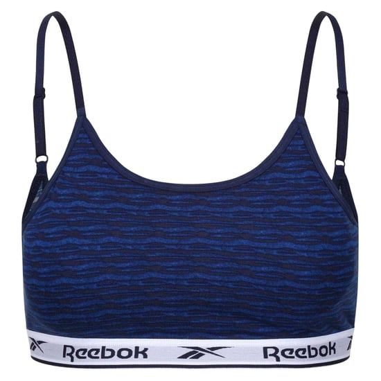 Reebok Bralette voor dames met Berry Zebra-print (Blauw/Zwaar) - Image 1