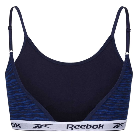 Reebok Bralette voor dames met Berry Zebra-print (Blauw/Zwaar) - Image 2