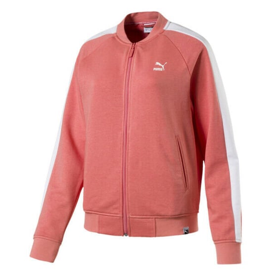 Puma Classics Logo T7 Womens Pink Track Jacket - Image 1