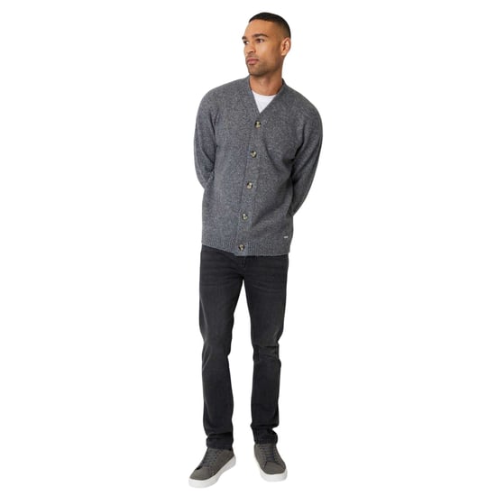 Threadbare Mens Dutch Cardigan (Taupe Micro) - Image 1