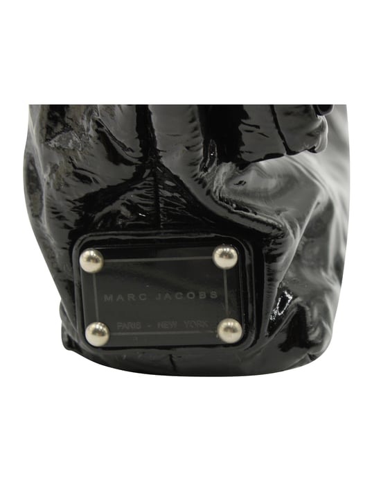 Marc Jacobs clutch met studs in zwart lakleer - Image 4