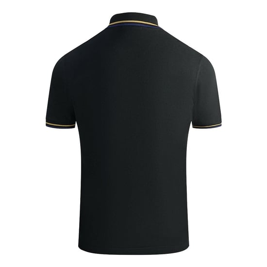 Fred Perry Herenpoloshirt met dubbele kraag (Zwart/Geel/Blauw) - Image 2