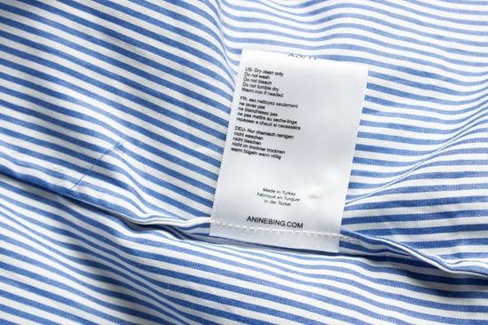 Anine Bing, gestreept shirt in blauw en wit - Image 5