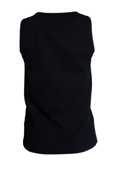 Bottega Veneta, ribbed tank top in black - Image 3