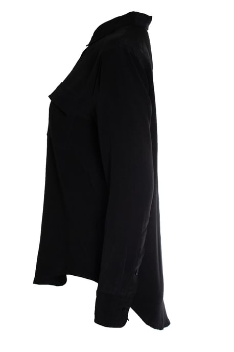 Anine Bing, black shirt with pockets - Image 2