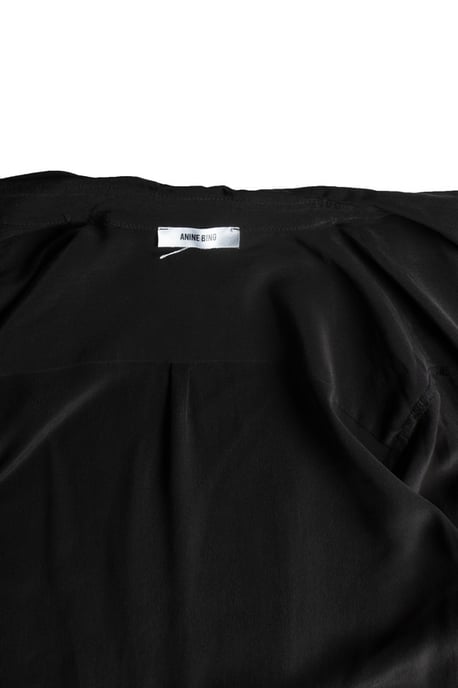 Anine Bing, black shirt with pockets - Image 6