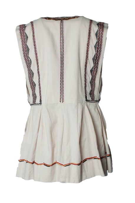 Isabel Marant Étoile, broderad beige topp - Image 3