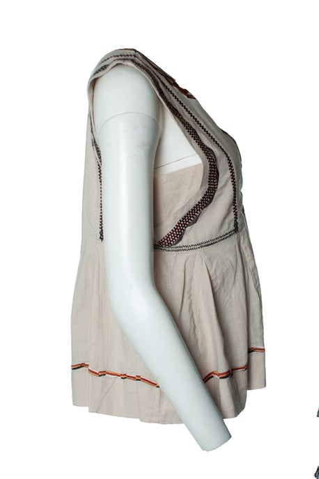 Isabel Marant Étoile, broderad beige topp - Image 4