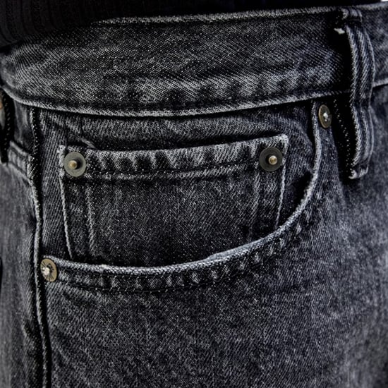 Jack And Jones Toby Coop-jeans voor heren met een relaxte, wijde pijp (Zwarte denim) - Image 5