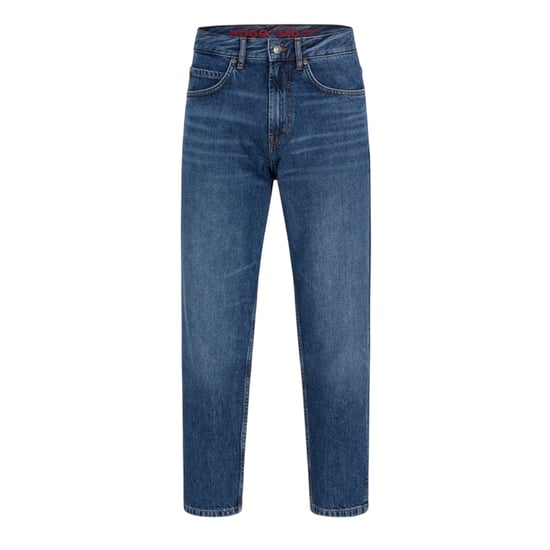 Hugo Herenjeans met 5 zakken en rechte pasvorm (Helder Blauw) - Image 1