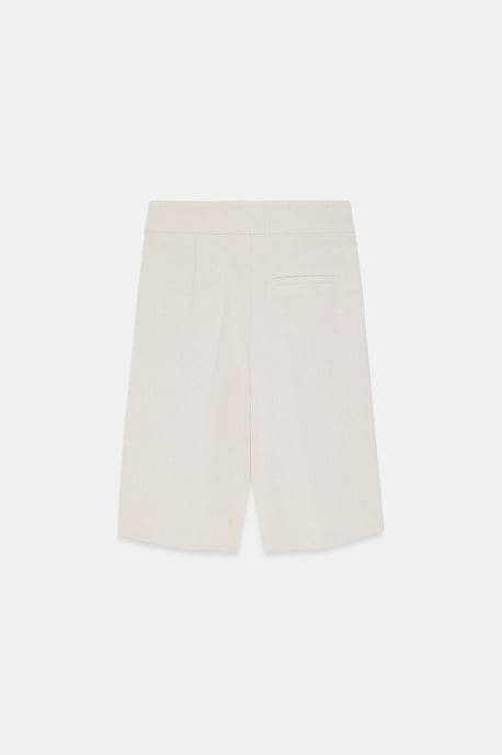 High-Waist Wide-Leg Tailored Shorts - Image 6