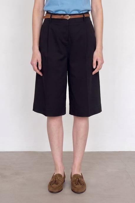 Hoge taille Riem Taille Wijde Pantalon Korte Broek - Image 3