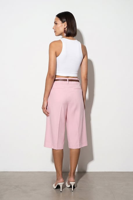 Hoge taille Biesloze Wijdvallende Tailored Shorts - Image 2