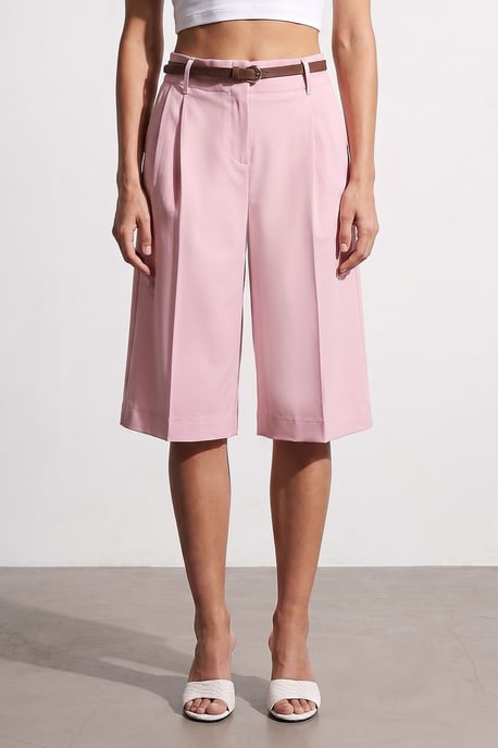 Hoge taille Biesloze Wijdvallende Tailored Shorts - Image 3