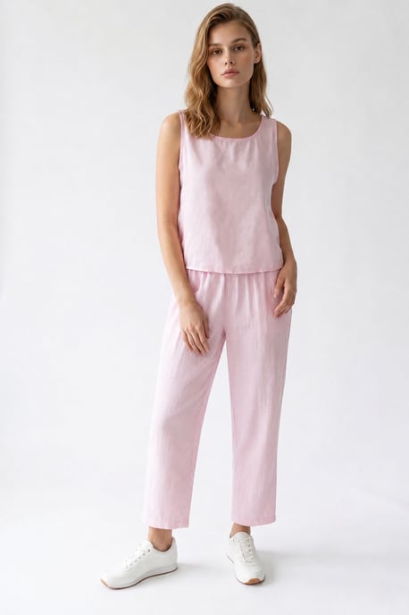 Mouwloze Crepe Jumpsuit - Image 1