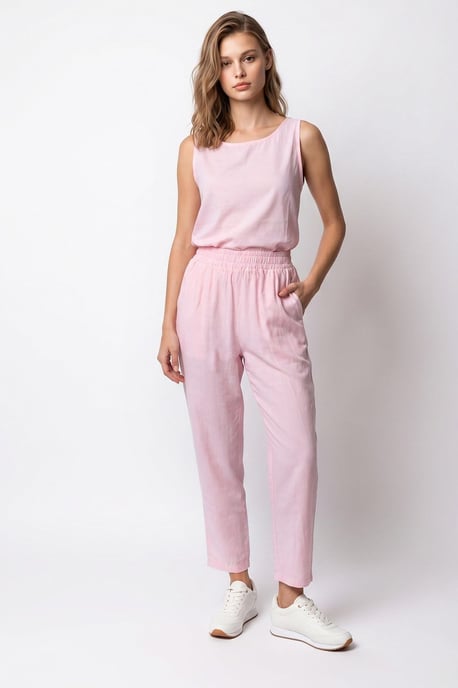 Mouwloze Crepe Jumpsuit - Image 3