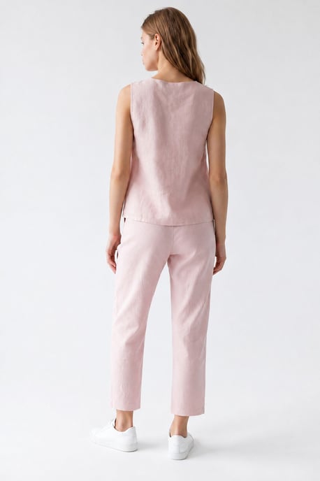 Mouwloze Crepe Jumpsuit - Image 6