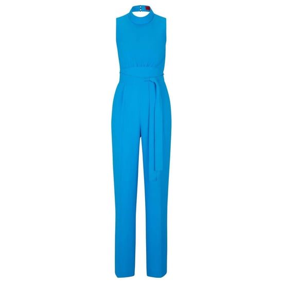 Hugo Dames Kisuse Polyester Blend Jumpsuit (Blauw) - Image 1