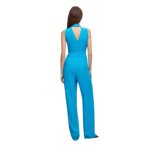 Hugo Dames Kisuse Polyester Blend Jumpsuit (Blauw) - Image 2
