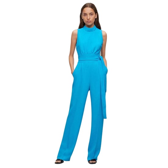 Hugo Dames Kisuse Polyester Blend Jumpsuit (Blauw) - Image 4