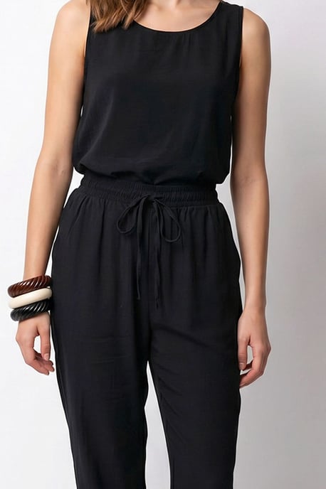 Mouwloze Crepe Jumpsuit - Image 5