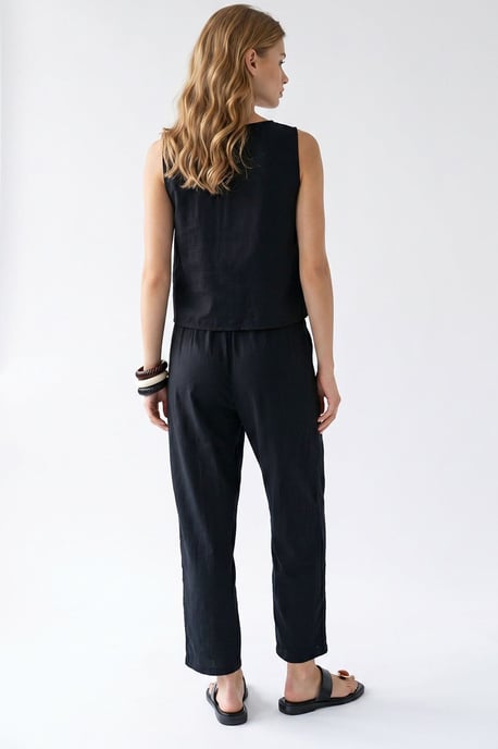 Mouwloze Crepe Jumpsuit - Image 6