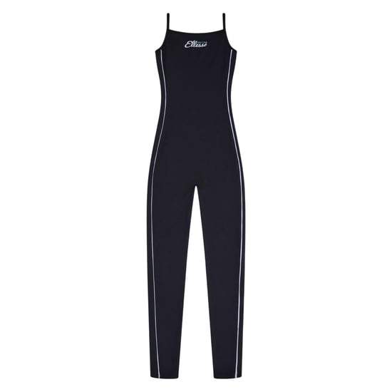 Ellesse Dames Zijstreep Spaghetti Strap Jumpsuit (Zwart) - Image 1