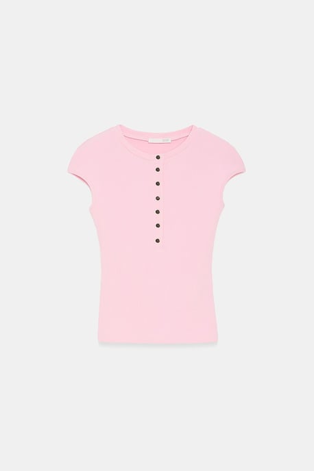 Fitted Cotton Jersey Crew Neck T-Shirt - Image 5