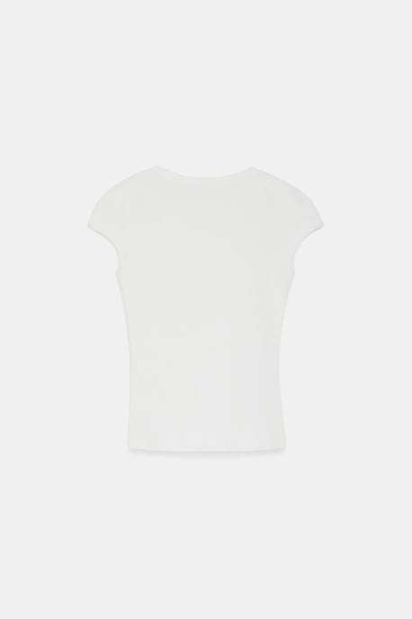 Fitted Cotton Jersey Crew Neck T-Shirt - Image 6
